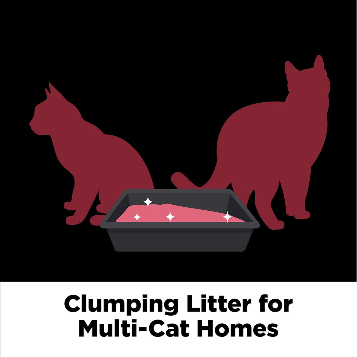 ARM & HAMMER Clump & Seal Platinum Cat Litter, Multi-Cat, 34 lbs