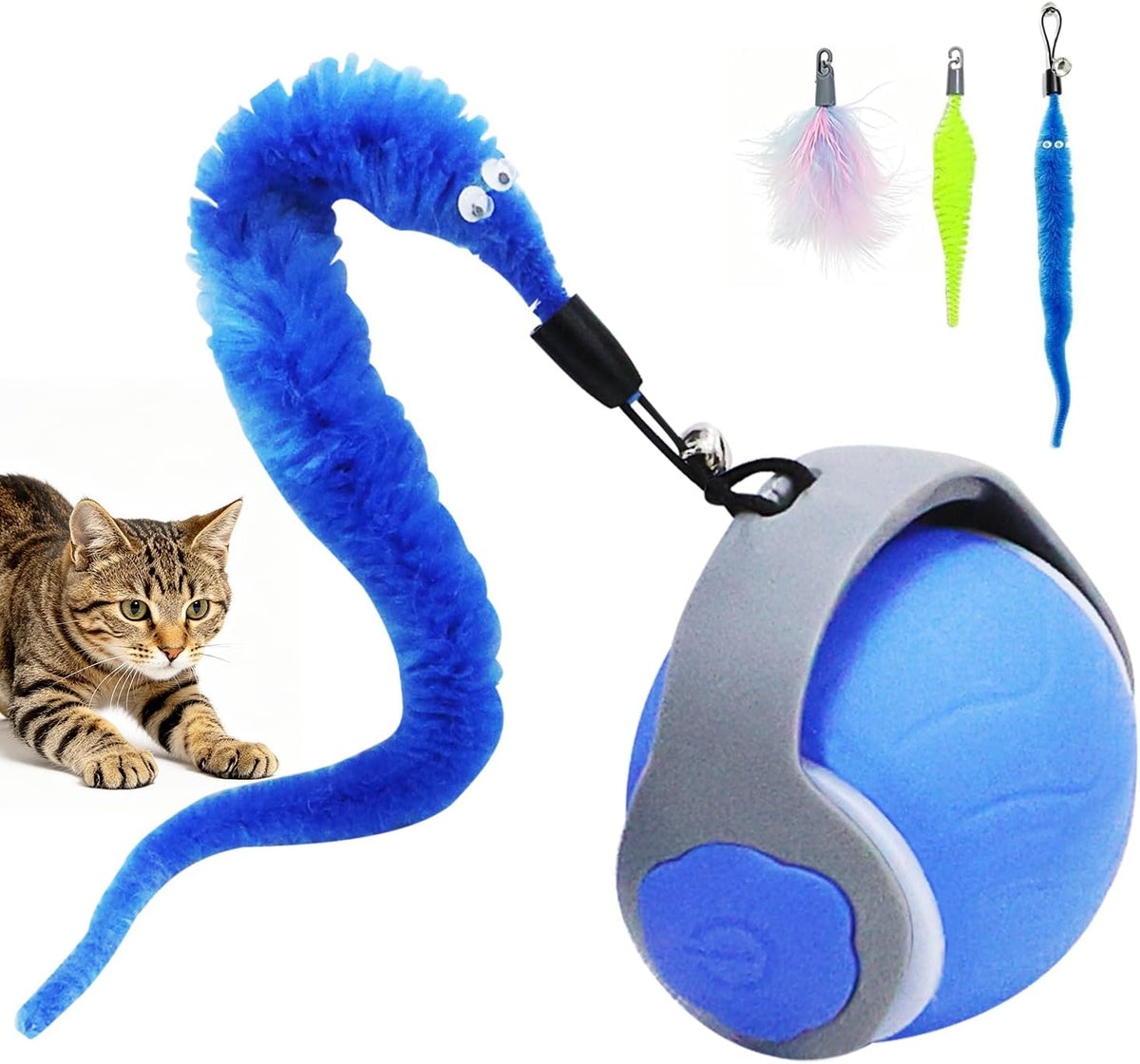 Automatic Interactive Cat Ball Toy for Indoor Kitten & Adult Cats